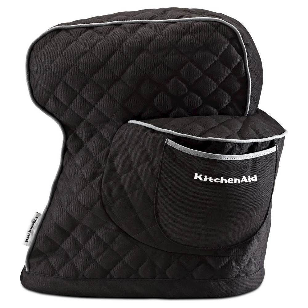 KitchenAid - Fitted Stand Mixer Cover - Onyx Black