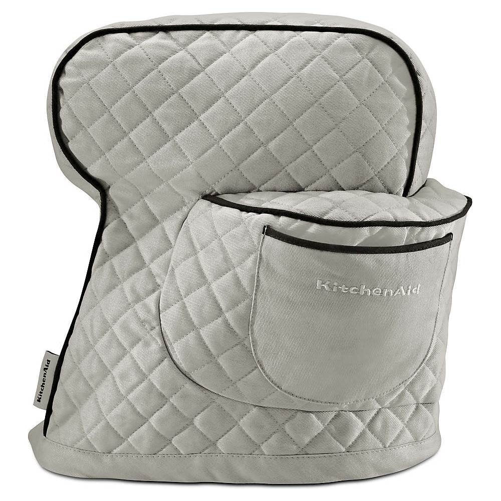 KitchenAid - Fitted Stand Mixer Cover - Silver Frost